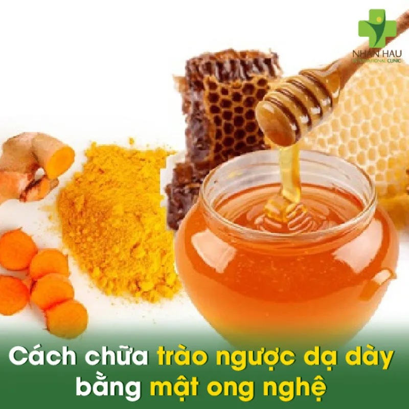 Cách chữa trào ngược dạ dày bằng nghệ mật ong