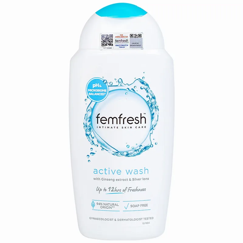 Dung dịch vệ sinh phụ nữ Femfresh Soothing Wash làm sạch, khử mùi hôi, làm thơm vùng kín (250ml)