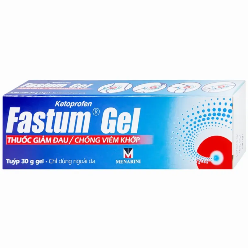 Gel Fastum Menarini giảm đau và kháng viêm cơ xương khớp (30g)