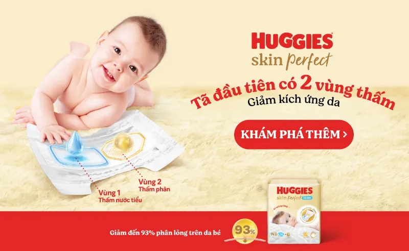 Tã sơ sinh Huggies Skin Perrfect 