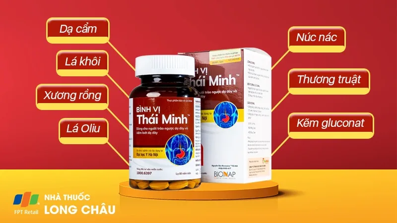 Thành phần Viên uống Bình Vị Thái Minh