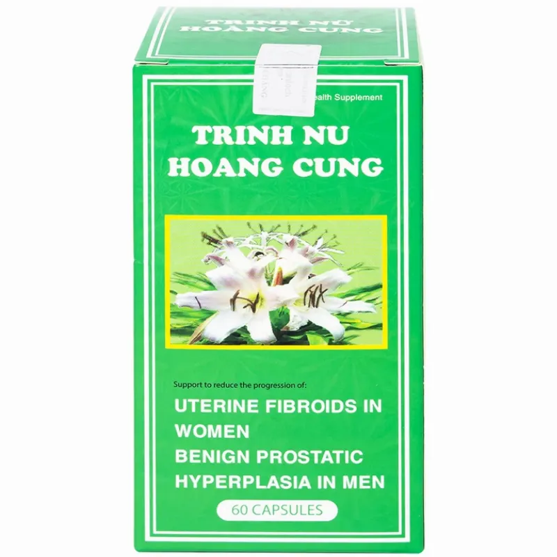 Viên uống Trinh Nữ Hoàng Cung An Phát hỗ trợ giảm sự tiến triển của u xơ tử cung (60 viên)